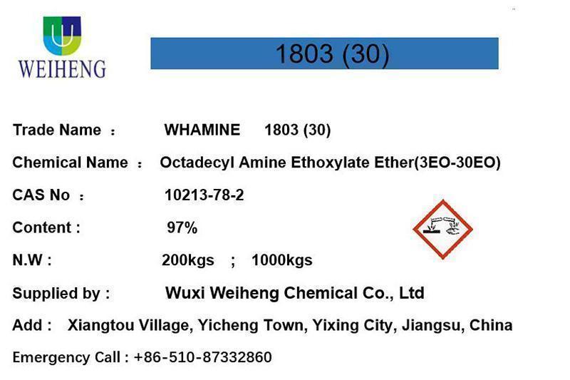 Octadecyl Amin Ethoxylat Ether (3EO-30EO)