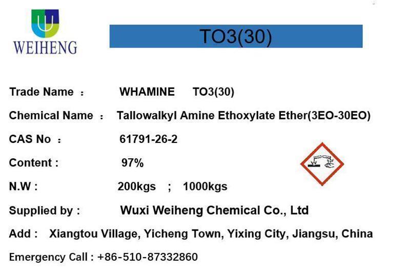 Tallowalkyl Amin Ethoxylat Ether (3EO-30EO)